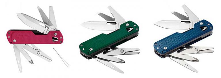 Leatherman gives their popular Free multi-tool range a splash of color ...