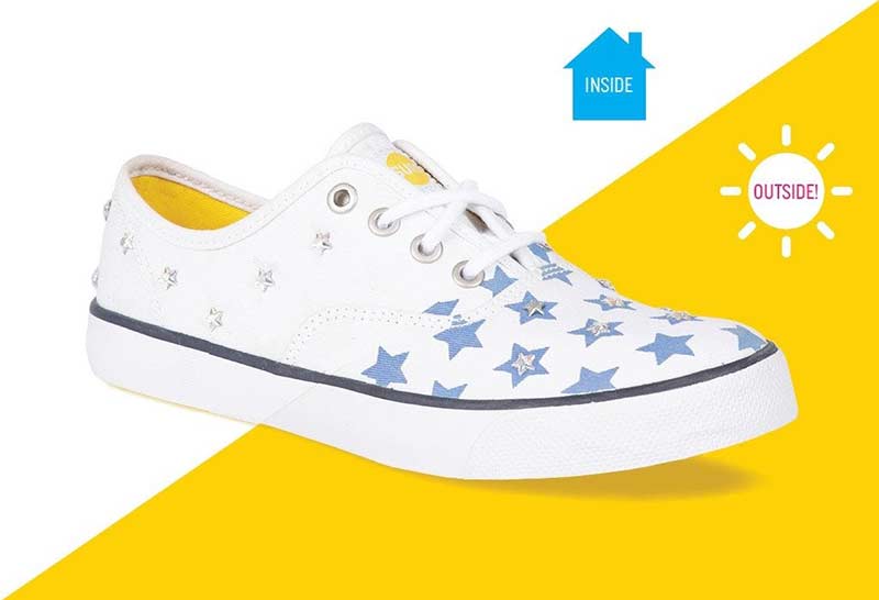 BRPROUD  Converse has color-changing shoes when you step into the sun