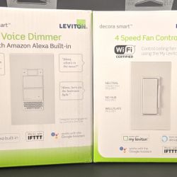 Leviton Decora Smart Voice Dimmer and 4 Speed Fan Controller switches review