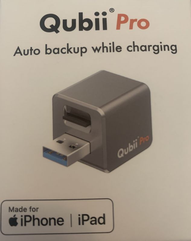 Maktar Qubii Pro iPhone or iPad automatic backup drive review