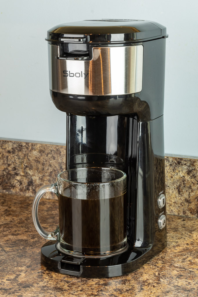 Details about   Sboly Coffee Machine Brewer K-Cup Pod & Ground Coffee Vacuum Insulted Tumbler
