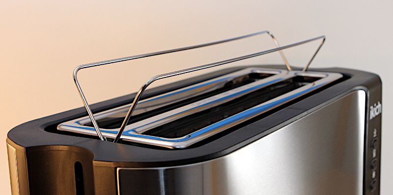 ikich by Homasy 4-Slice Stainless Steel Toaster, Model CP144A