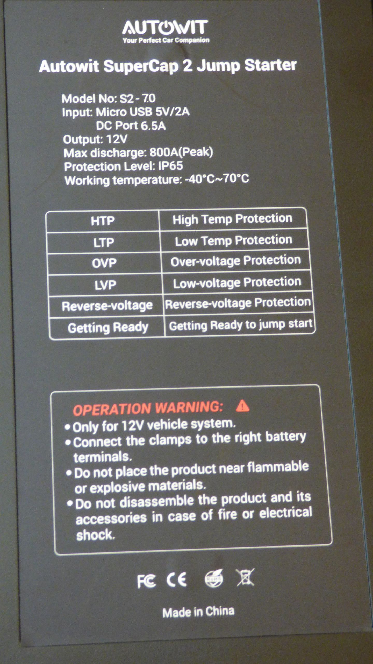 Autowit Supercap 2 Jump Starter review The Gadgeteer