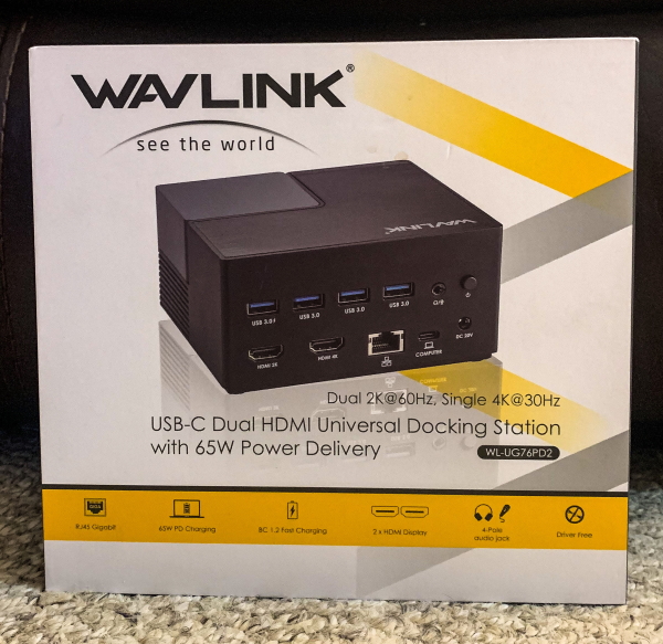 Wavlink UG76PD2 USB-C 4K Dual Display Universal Docking Station 