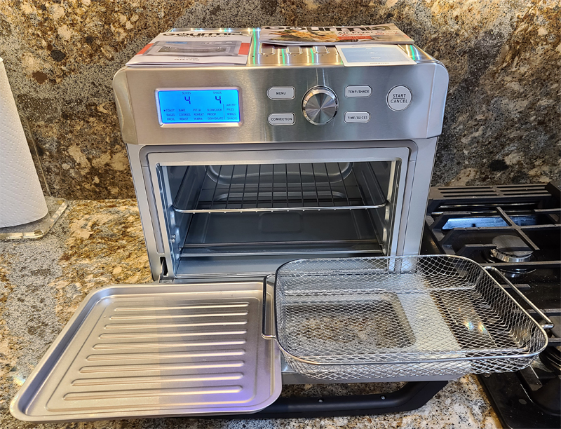  Gourmia Digital Stainless Steel Toaster Oven Air Fryer