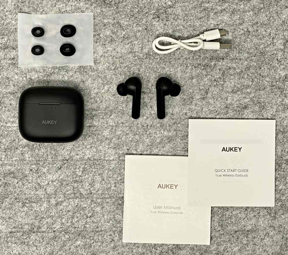 aukey wireless earbuds controls