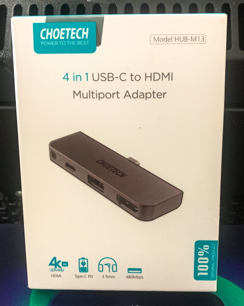 Choetech 4 in 1 hub 3