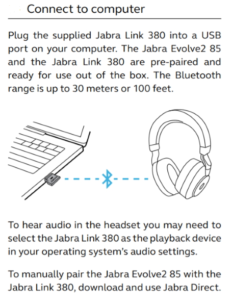 Jabra Link 380 Bluetooth Adapter