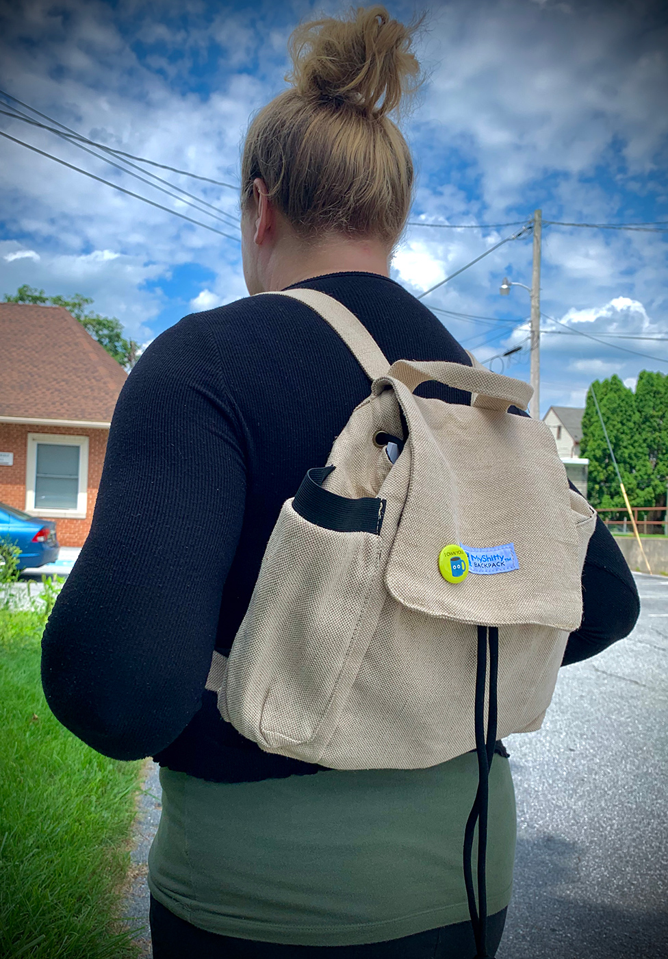 Hemp Backpack - Multipockets