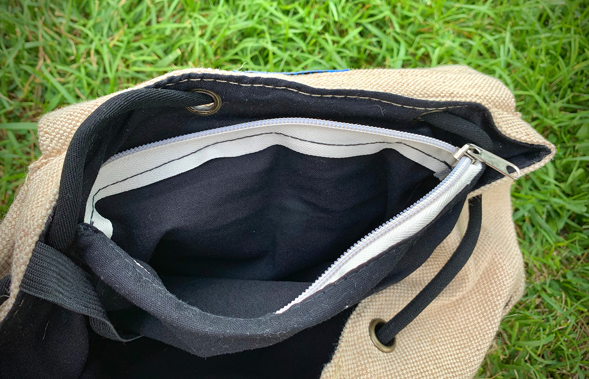 MyShittyBackpack GoApe Multi Pocket Cotton Hemp Backpack 08