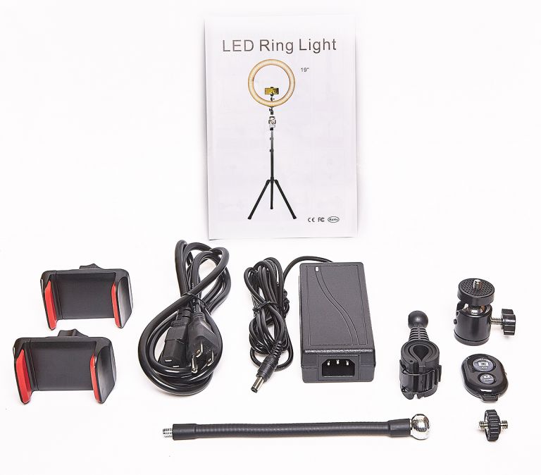 GIM 19" inch adjustable 48W ring light review The Gadgeteer