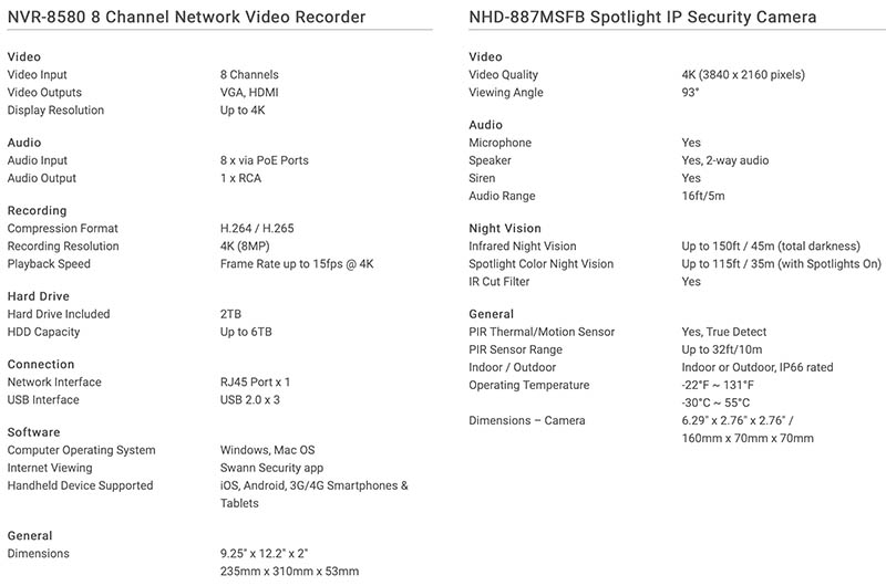Swann NVR-8580 4K Ultra HD NVR security surveillance system review