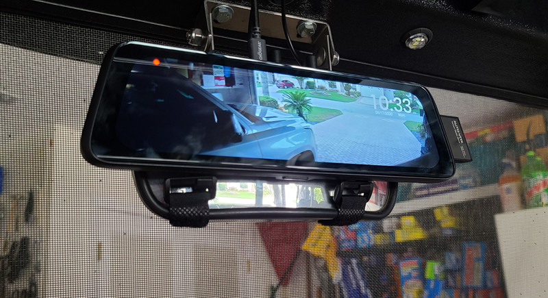 AUTO-VOX V5 mirror dual dash cam review - The Gadgeteer