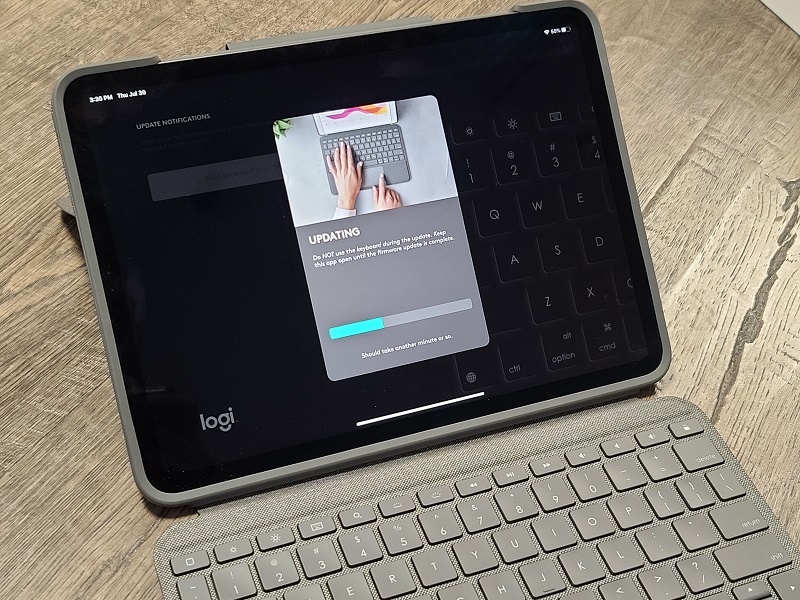 logitech folio touch ipad pro 2020