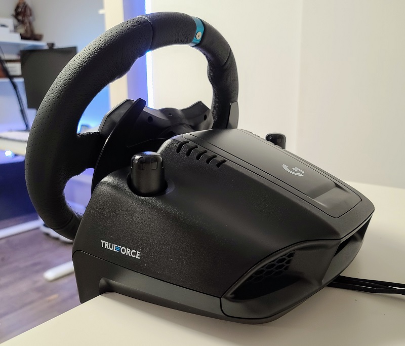 Logitech G27 Force Feedback Racing Steering Wheel, Pedals, and