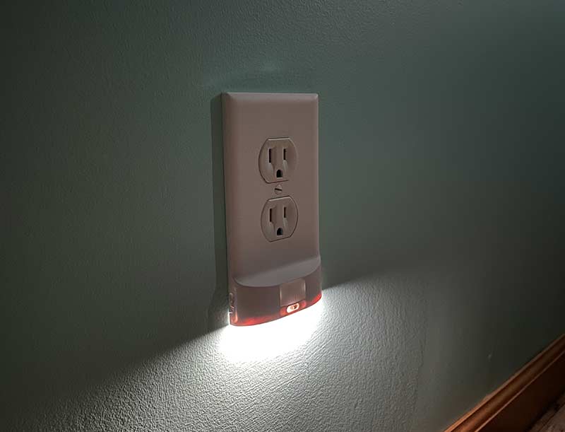 Snappower Motionlight For Duplex Outlets - Motion Detecting Led