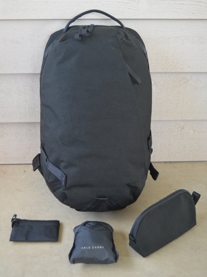 Able Carry Daily Backpack 20L X-Pac and accessories review - The