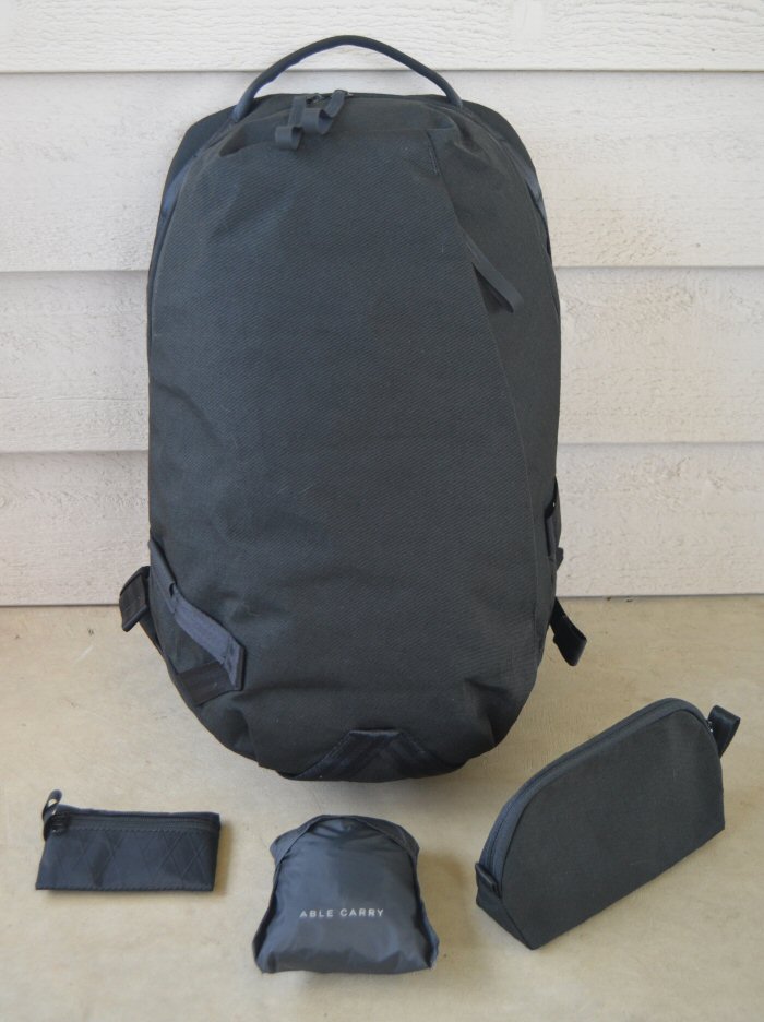 Black 20L Everyday Commuter Backpack