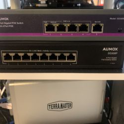Aumox 5 and 8 Port Gigabit POE Switches review