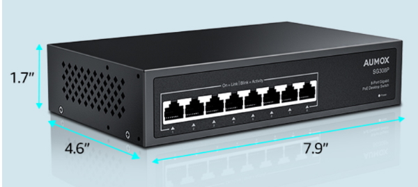 Aumox POE Switch 16