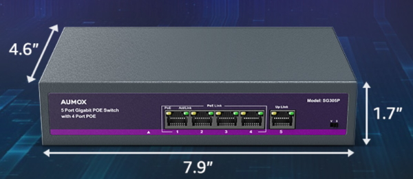 Aumox POE Switch 17