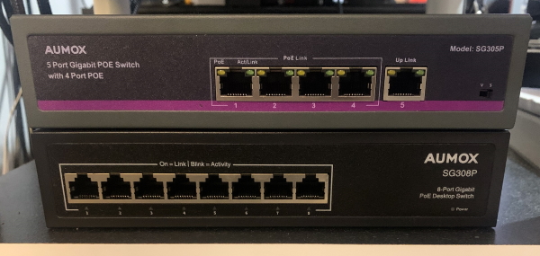 Aumox POE Switch 3