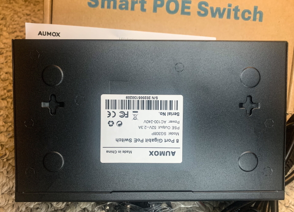 Aumox POE Switch 6