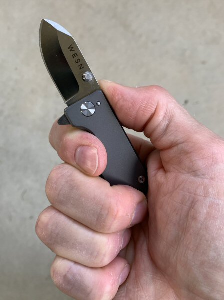 The WESN Microblade Keychain Pocket Knife