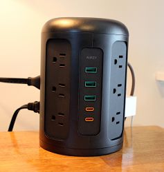 Aukey PowerHub XL Power Strip Tower review - The Gadgeteer