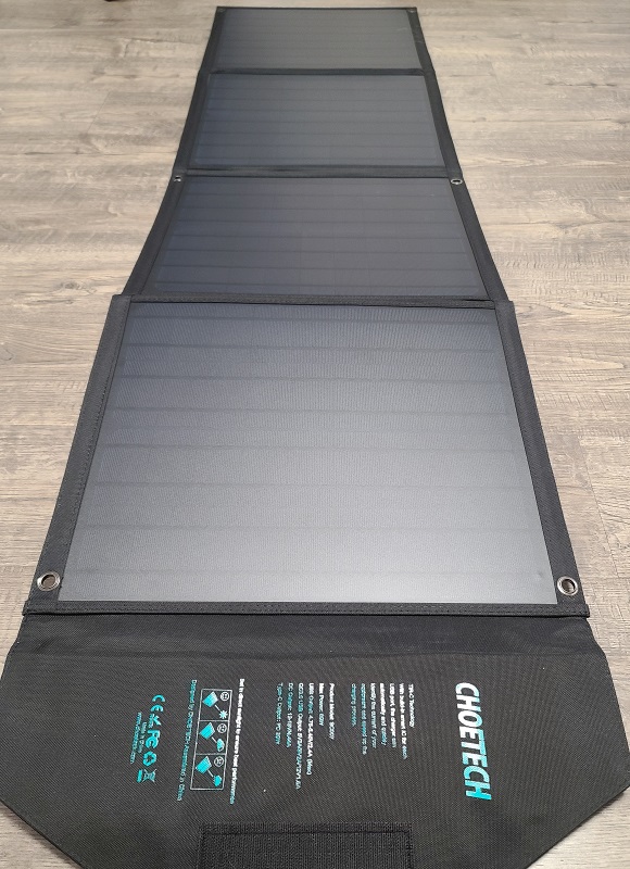 CHOETECH Portable Solar Panel charger review - The Gadgeteer