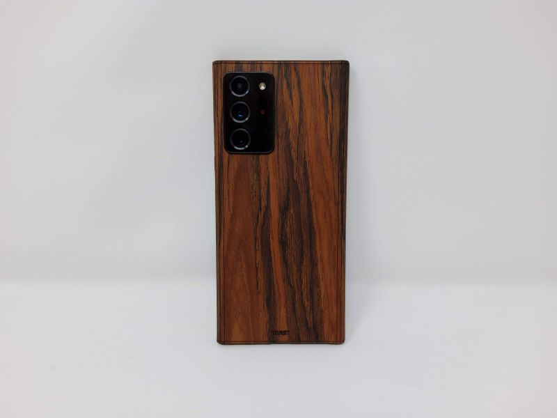 Real wood case/ covers for Galaxy S22 Ultra, Toast