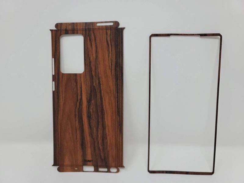 Real wood case/ covers for Galaxy S22 Ultra, Toast