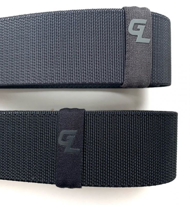 Groove Belt - Black Strap with Gun Metal Buckle