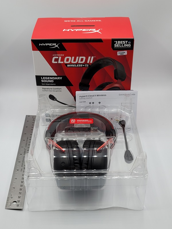 HyperX Cloud II Wireless Over Ear Gaming Headset - Red for sale online