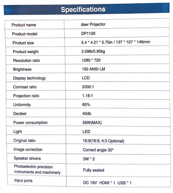 dser Projector 11