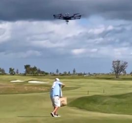Golf and drones collide at The Grove XXIII - The Gadgeteer