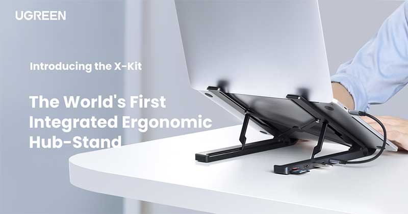 The Ugreen X Kit Is A Folding Laptop Stand With A Built In Hub Laptrinhx