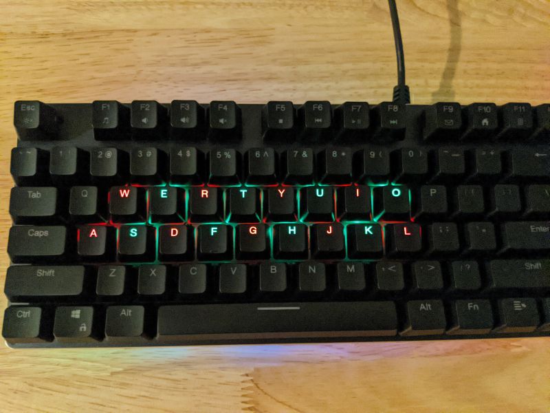 Mon avis sur le clavier mécanique AUKEY KM-G12 RVB switch rouge - Margxt