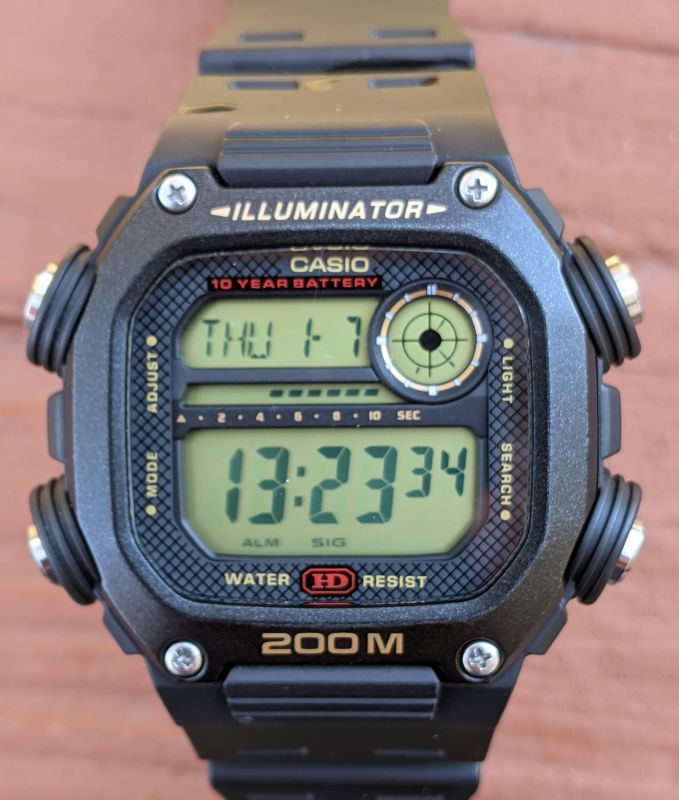 Casio DW291H heavy duty digital watch review - The Gadgeteer