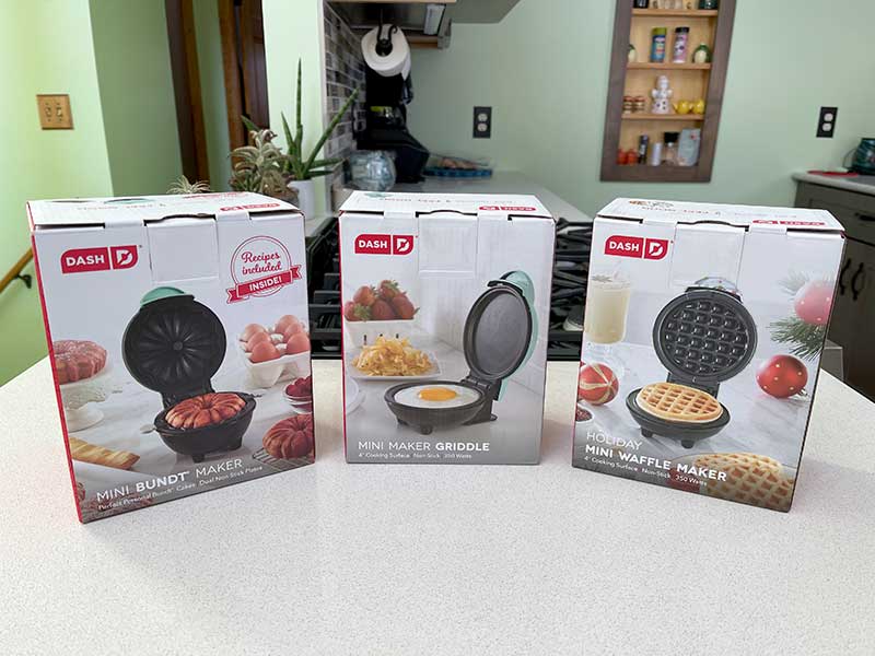 Dash mini cookers review - Tiny individual cookers for waffles and more -  The Gadgeteer