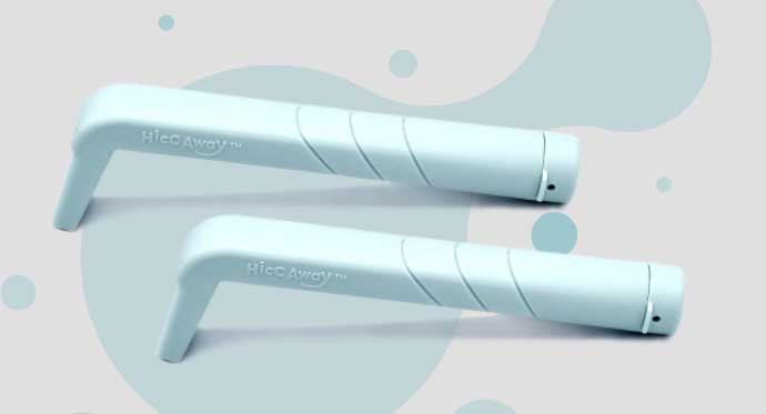 HiccAway, Hiccup Curing Device, Stops Hiccups Instantly, Hiccup Straw