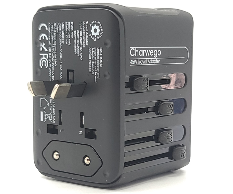 45W Travel Charger Black