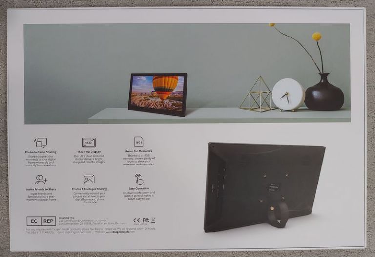 Dragon Touch Classic 15 digital photo frame review The Gadgeteer