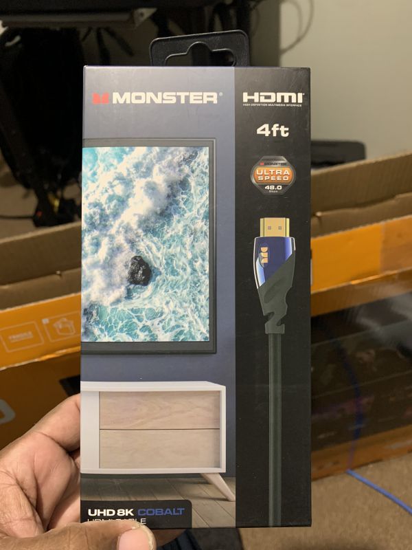 Hdmi 2.1 monster hot sale