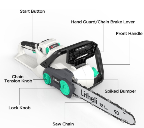 Litheli Cordless Chainsaw 26