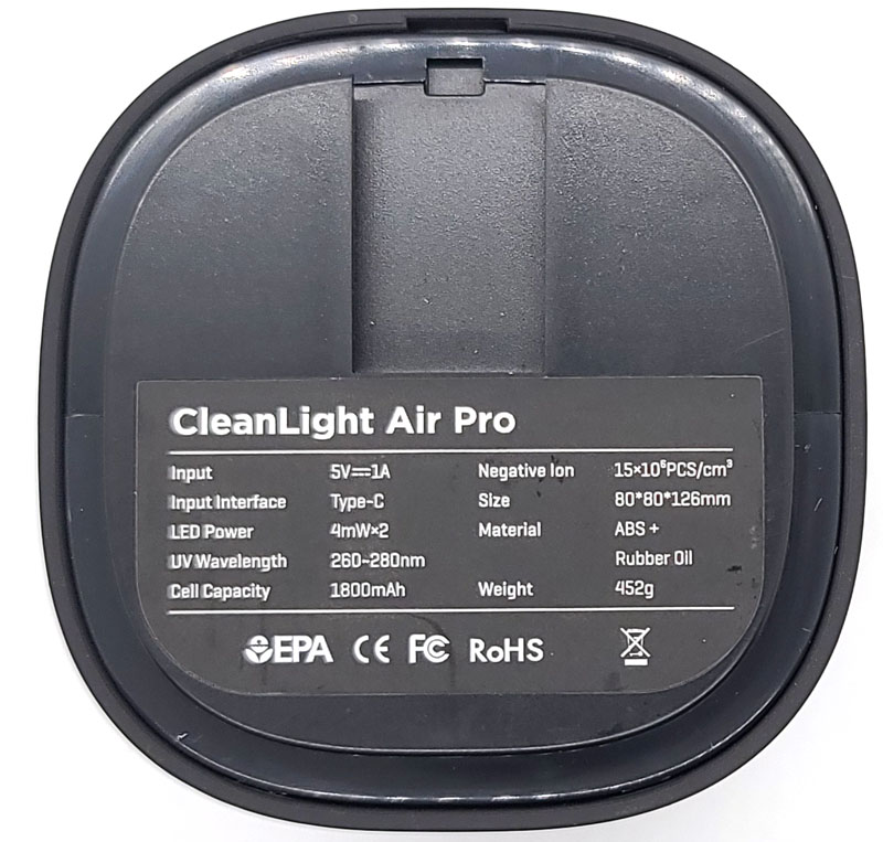 CleanLight Air Pro, UV-C Light