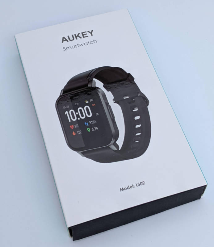 AUKEY Smartwatch Fitness Tracker 12 Activity Modes IPX6 Waterproof Black
