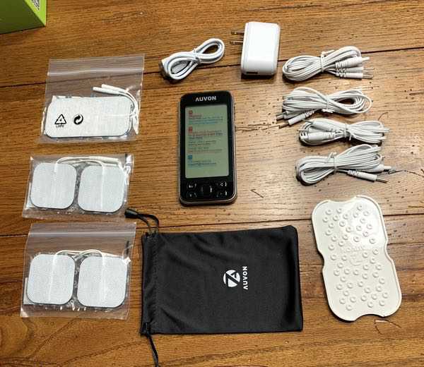 AUVON TENS Unit Review - Massage & Bloggywork