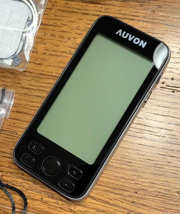 AUVON 4 Outputs TENS Unit EMS Muscle Stimulator Machine for Pain