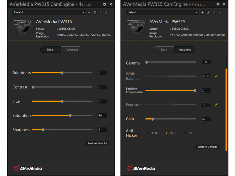 AverMedia PW315 Webcam Review: Awkward Middle Child